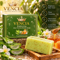 Vencia Brightening Aloe Vera & honey Soap Bar -Face & Body Cleansing,100g