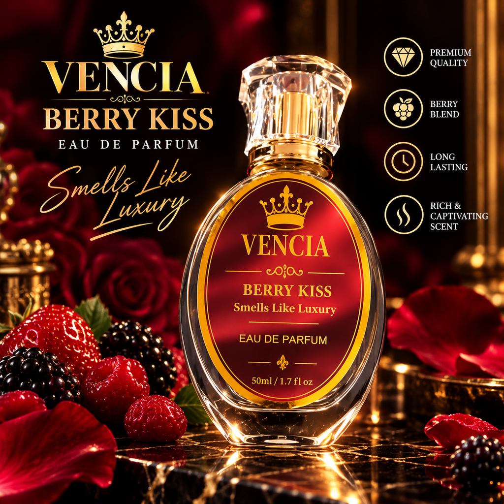 Vencia Berry Kiss  Eau de Parfum for Women-50ml / 1.7 fl oz