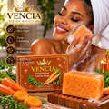 Vencia Brightening Carrot Soap Bar - Face & Body Cleansing,100g